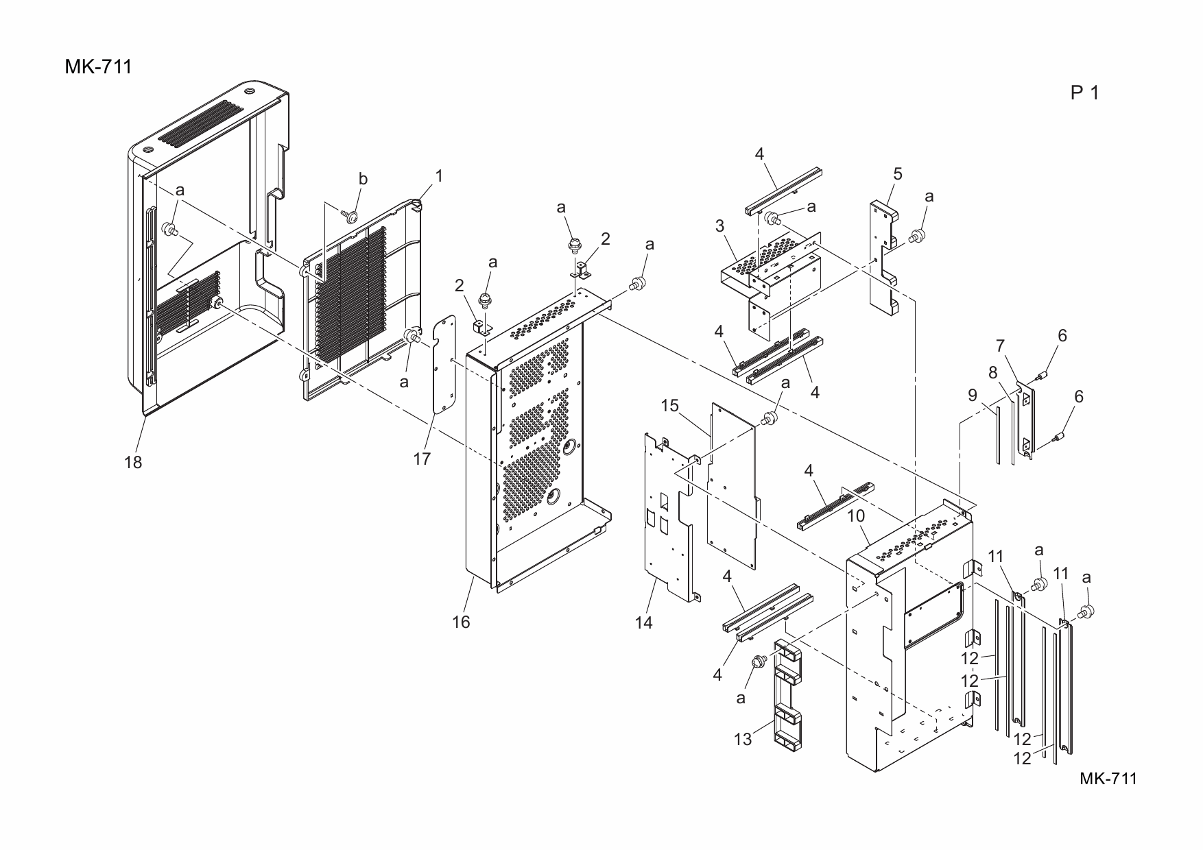 Konica-Minolta Options MK-711 A0DC Parts Manual-5